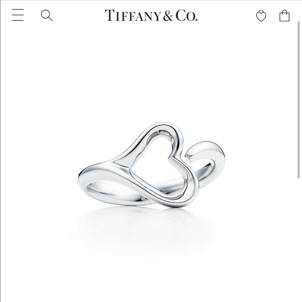 Tiffany & Co. Open Heart Ring
